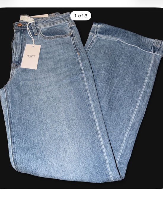 Vervet Denim - Vervet by Flying Monkey Light Blue Straight-Leg Jeans